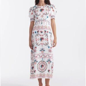 Saloni Bianca dress in the Shell Grotto print 4